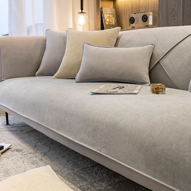Chenille-Sofakissen – Bild 6 | LuxeStyle
