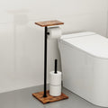 Toilettenpapierhalter Holz freistehend