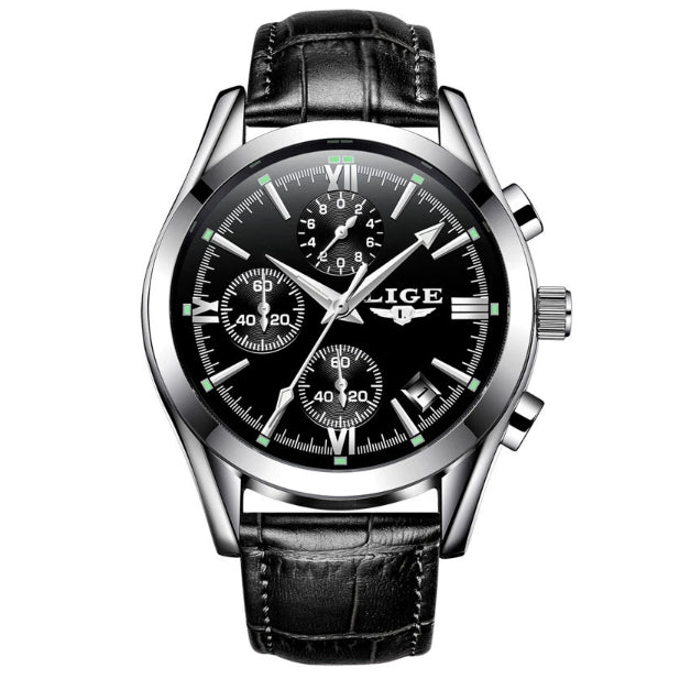 Herren Quarzuhr, wasserdicht, Multifunktion – Bild 6 | LuxeStyle
