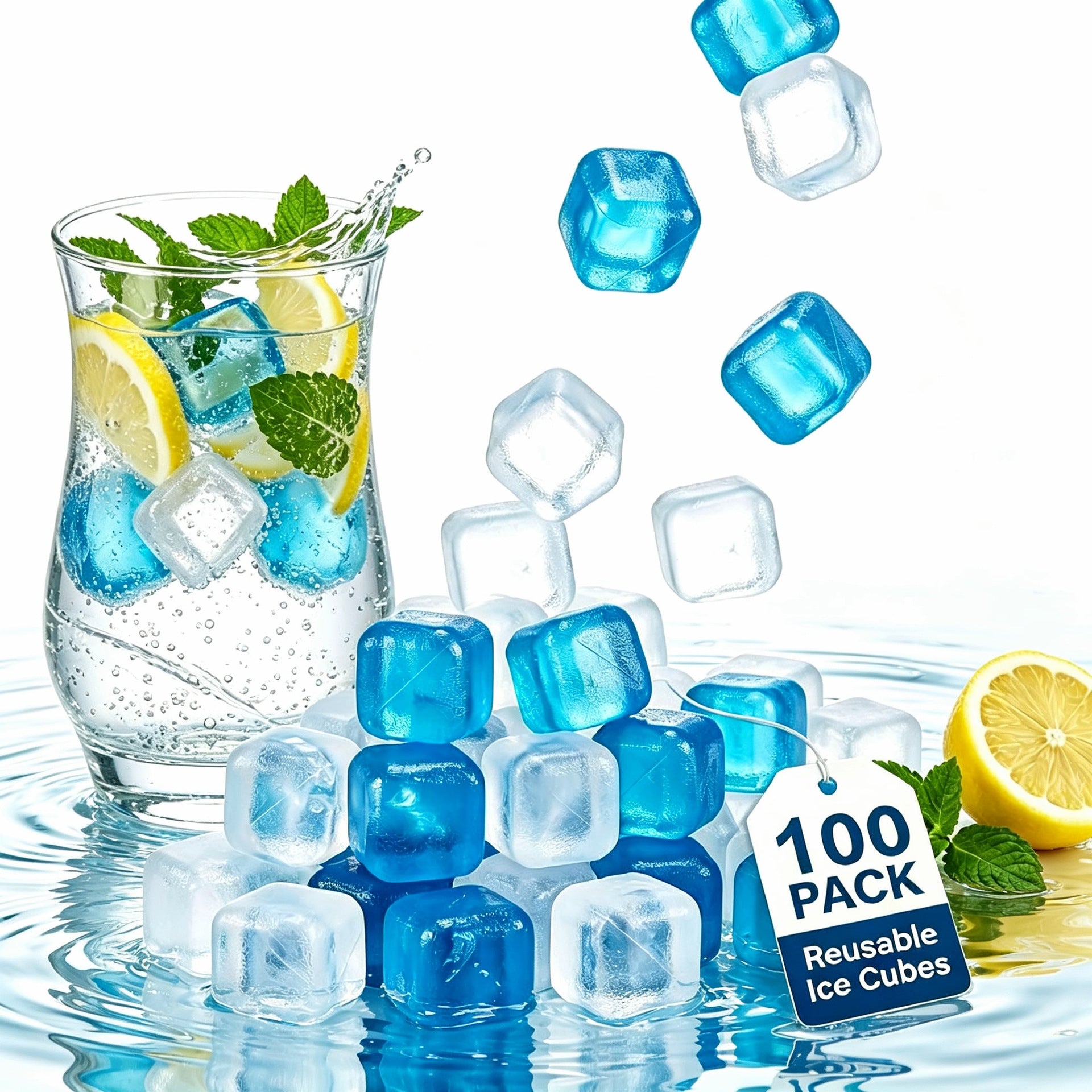 Wiederverwendbare Eiswürfel