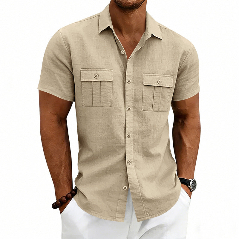 Casual Loose-fit T-Shirt mit zwei Taschen