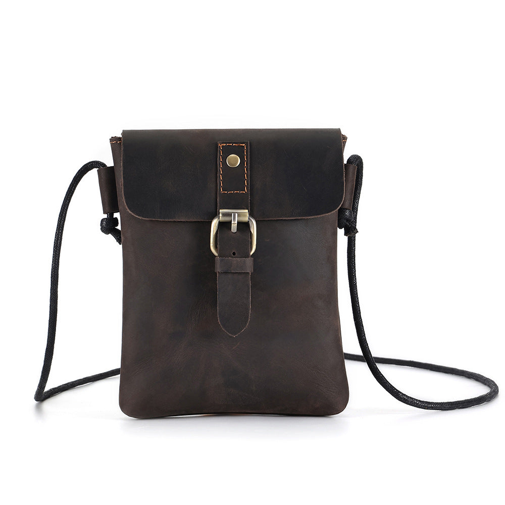Retro-Handytasche aus Leder – Bild 2 | LuxeStyle