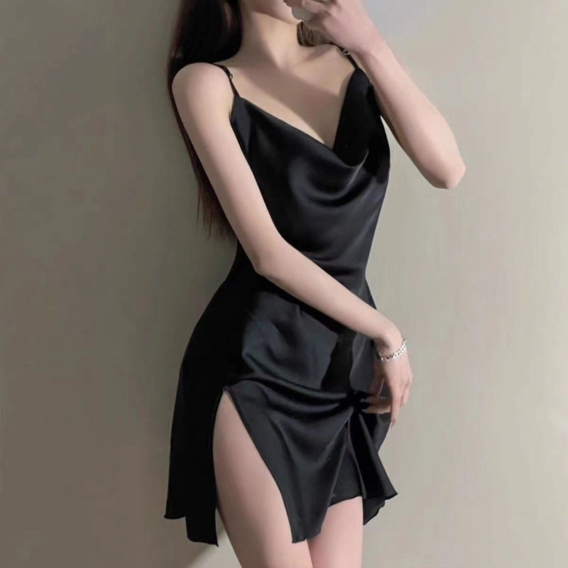 Eisseiden-Trägerkleid – Bild 4 | LuxeStyle