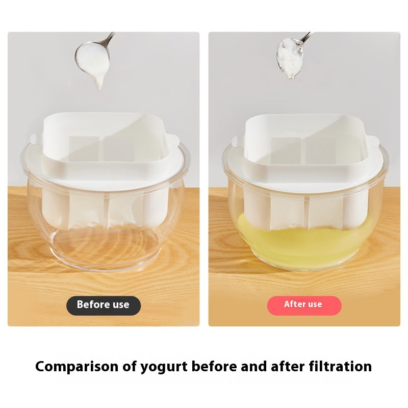 Joghurt-Molke-Filter aus Kunststoff