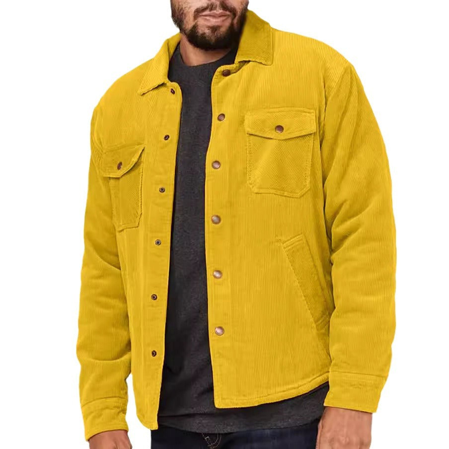 Einfarbige einreihige Mehrtaschenjacke – Bild 5 | LuxeStyle