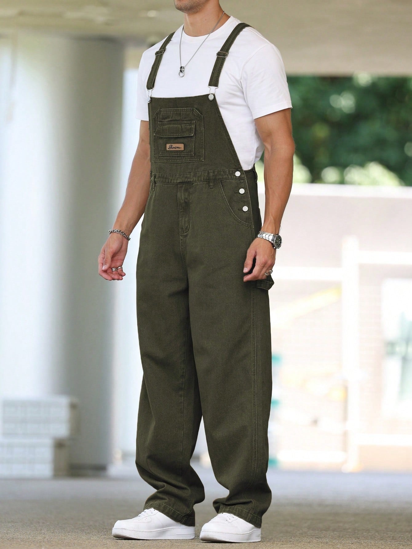 Herren-Overall mit Hosenträgern