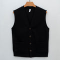 Herren Strick-Cardigan Weste