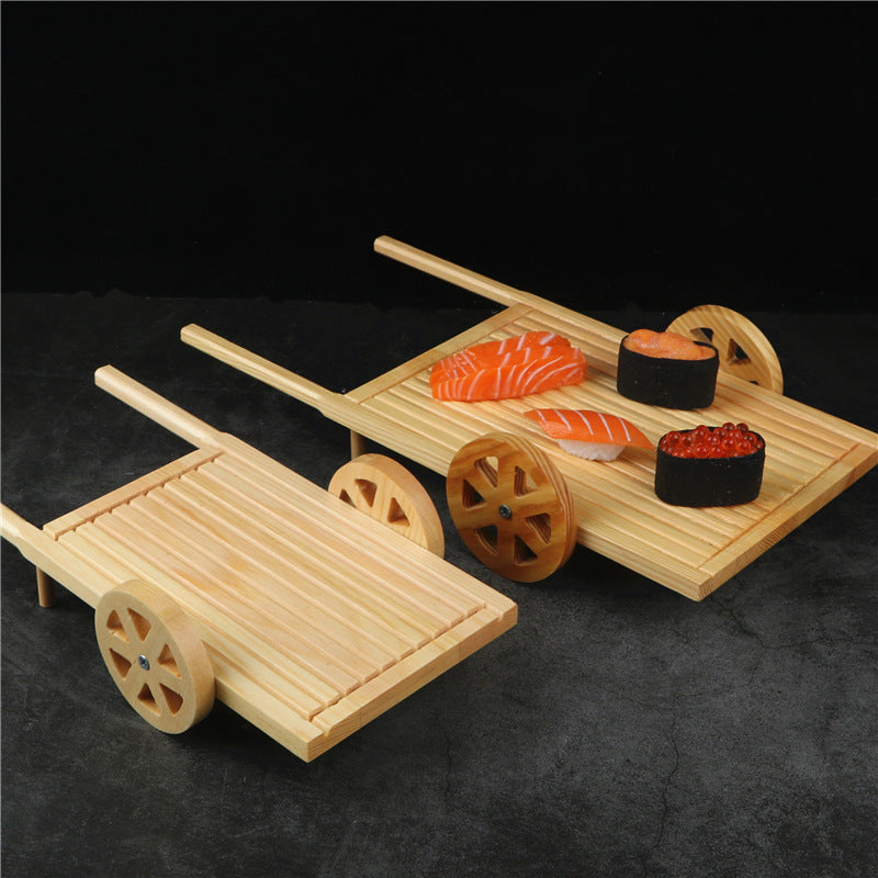 Holz Servierwagen für Sushi und Sashimi