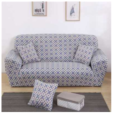 Elastischer Sofaüberzug – Modern & Minimalistisch
