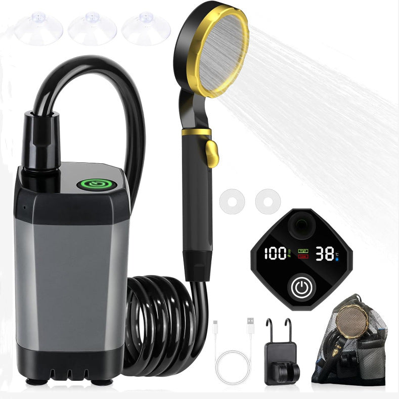 Tragbare Camping-Dusche 8000 mA | LuxeStyle