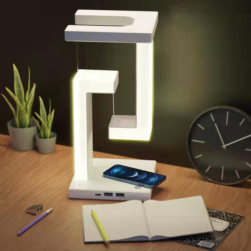 Kabellose Ladetischlampe mit Magnetfliegentechnik