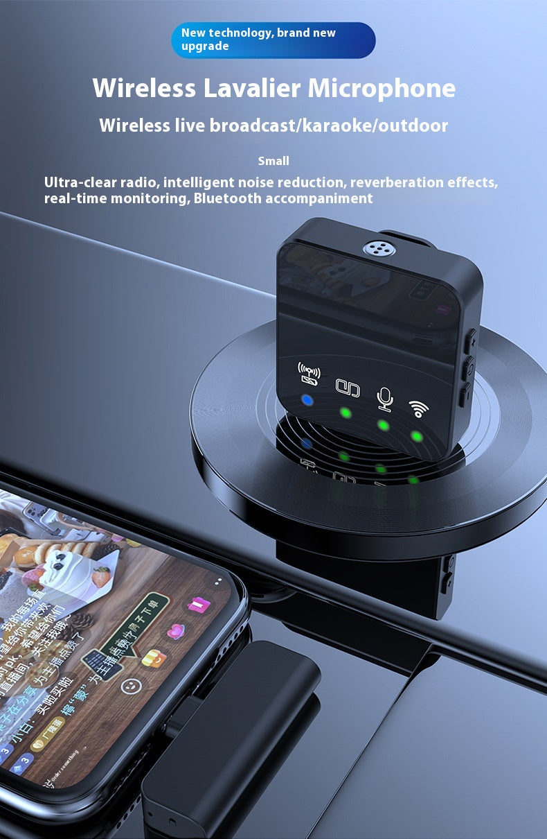 Kabelloses Bluetooth-Mikrofon mit Rauschunterdrückung