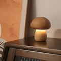Holz-Pilz Nachtlicht mit Touch-Schalter – Bild 2 | LuxeStyle