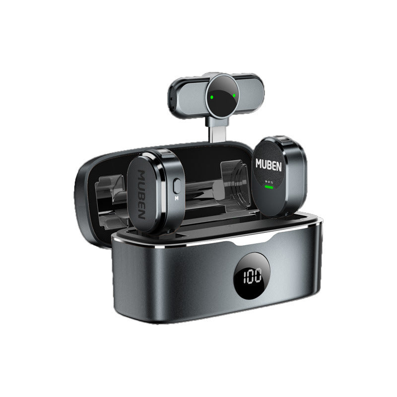 Kabelloses Mini-Mikrofon mit Magnetclip