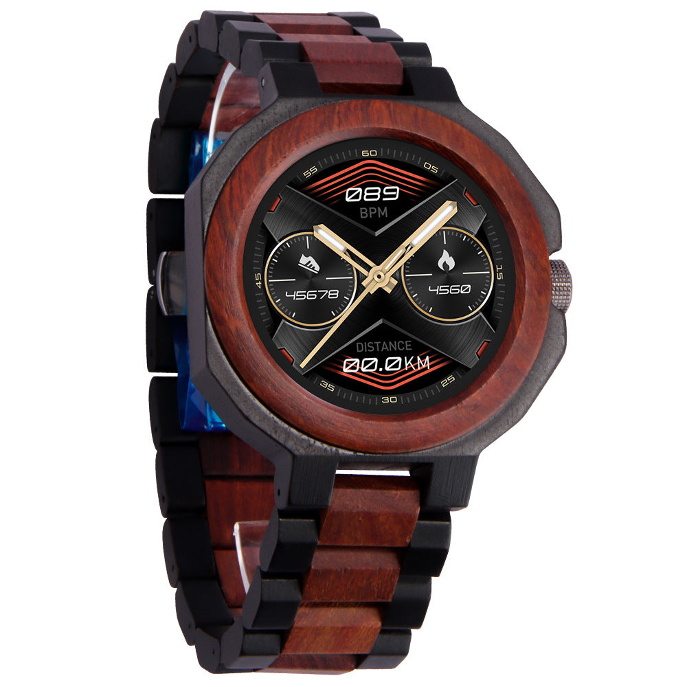 Multifunktionale Smartwatch Sandelholz – Bild 9 | LuxeStyle