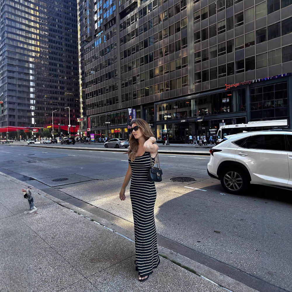 Strassengebänderte Sommerkleid – Bild 6 | LuxeStyle