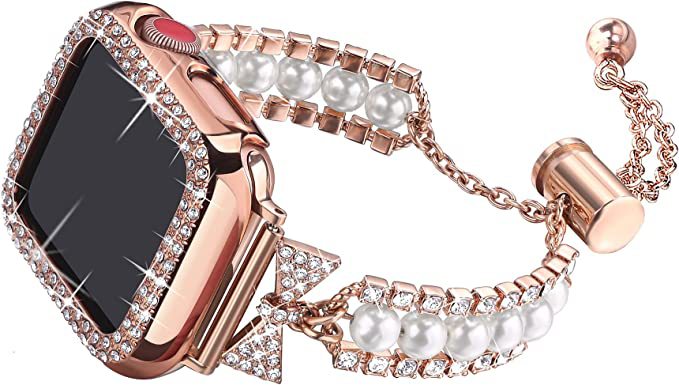Smartwatch Armband mit Perlen – Bild 4 | LuxeStyle