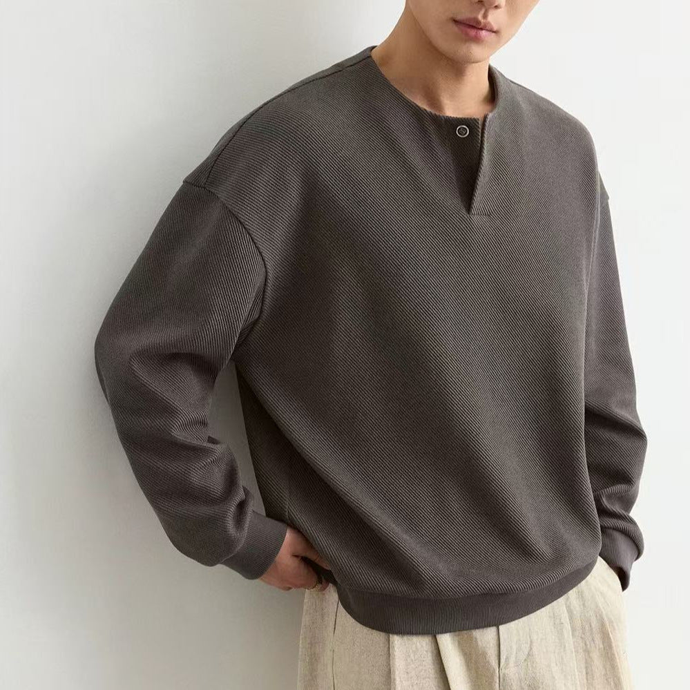 Herren Kapuzen-Sweatshirt aus Cord – Bild 9 | LuxeStyle