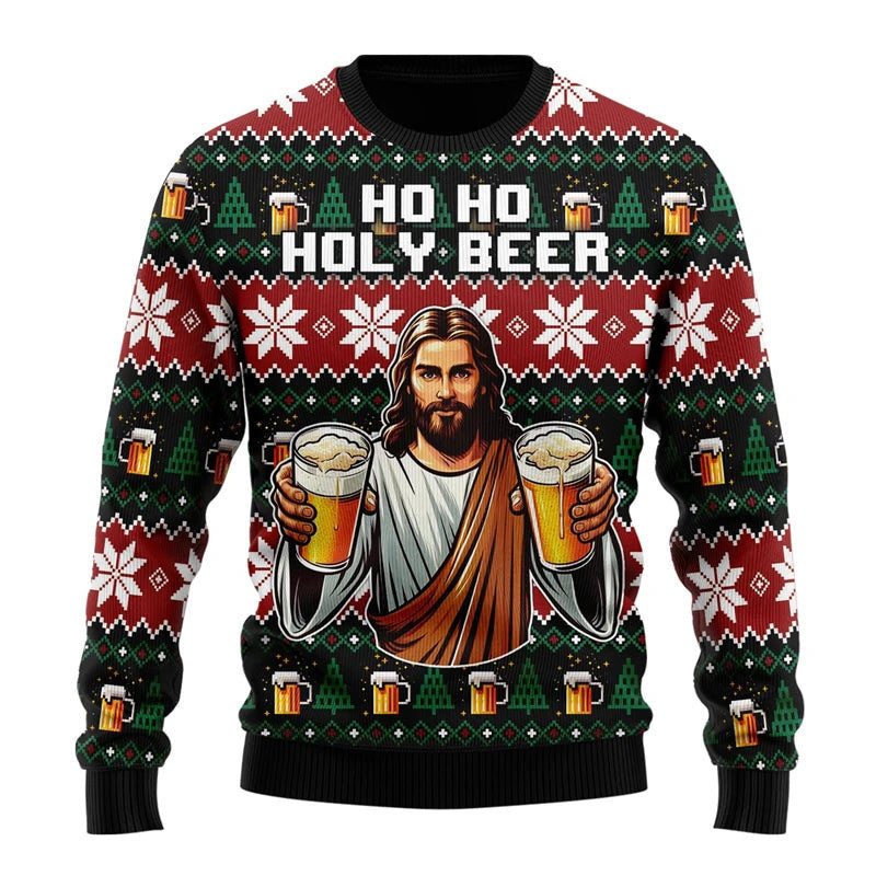 Modisches Crew-Neck Sweatshirt mit Print