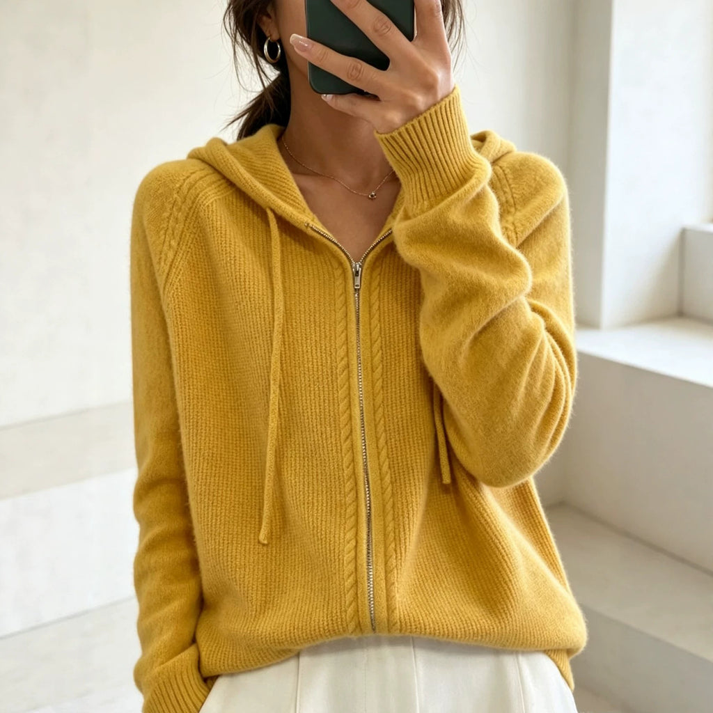 Cardigan aus Kunstwolle