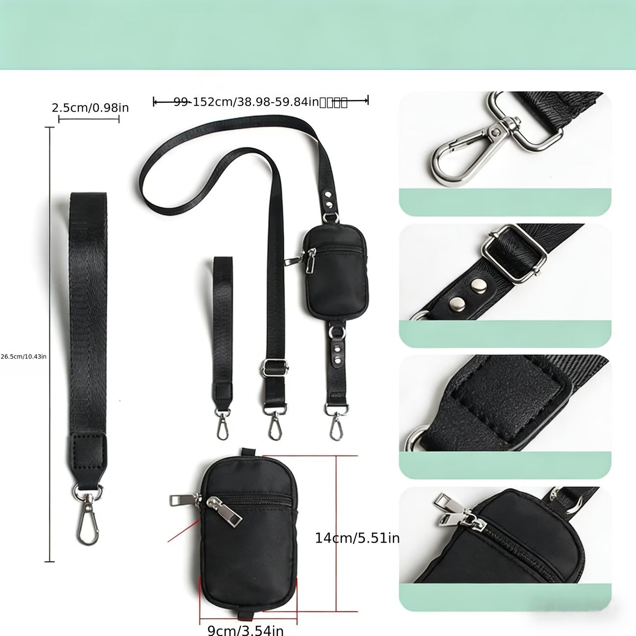 Handy-Lanyard mit abnehmbarer Handschlaufe