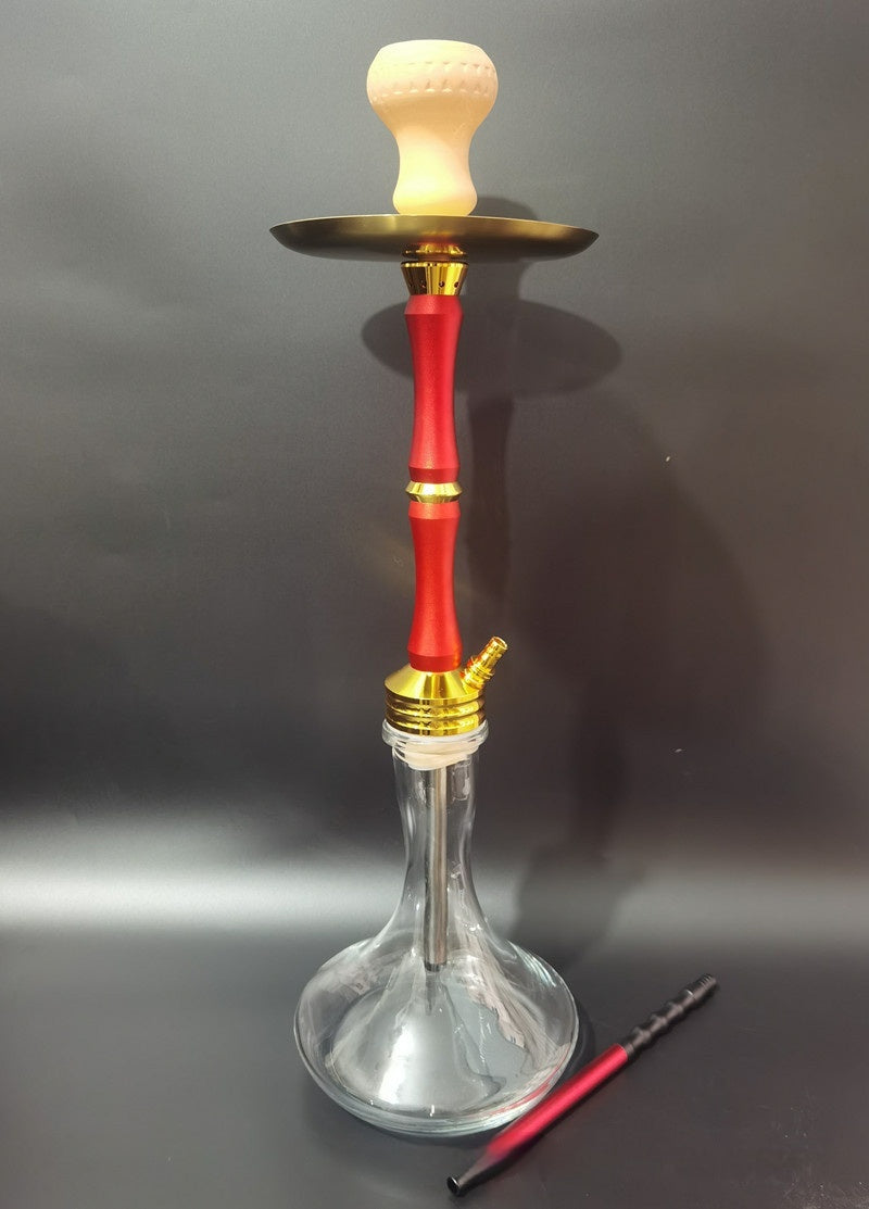 Shisha-Set Bambus-Aluminium-Legierung Elektroplattiert