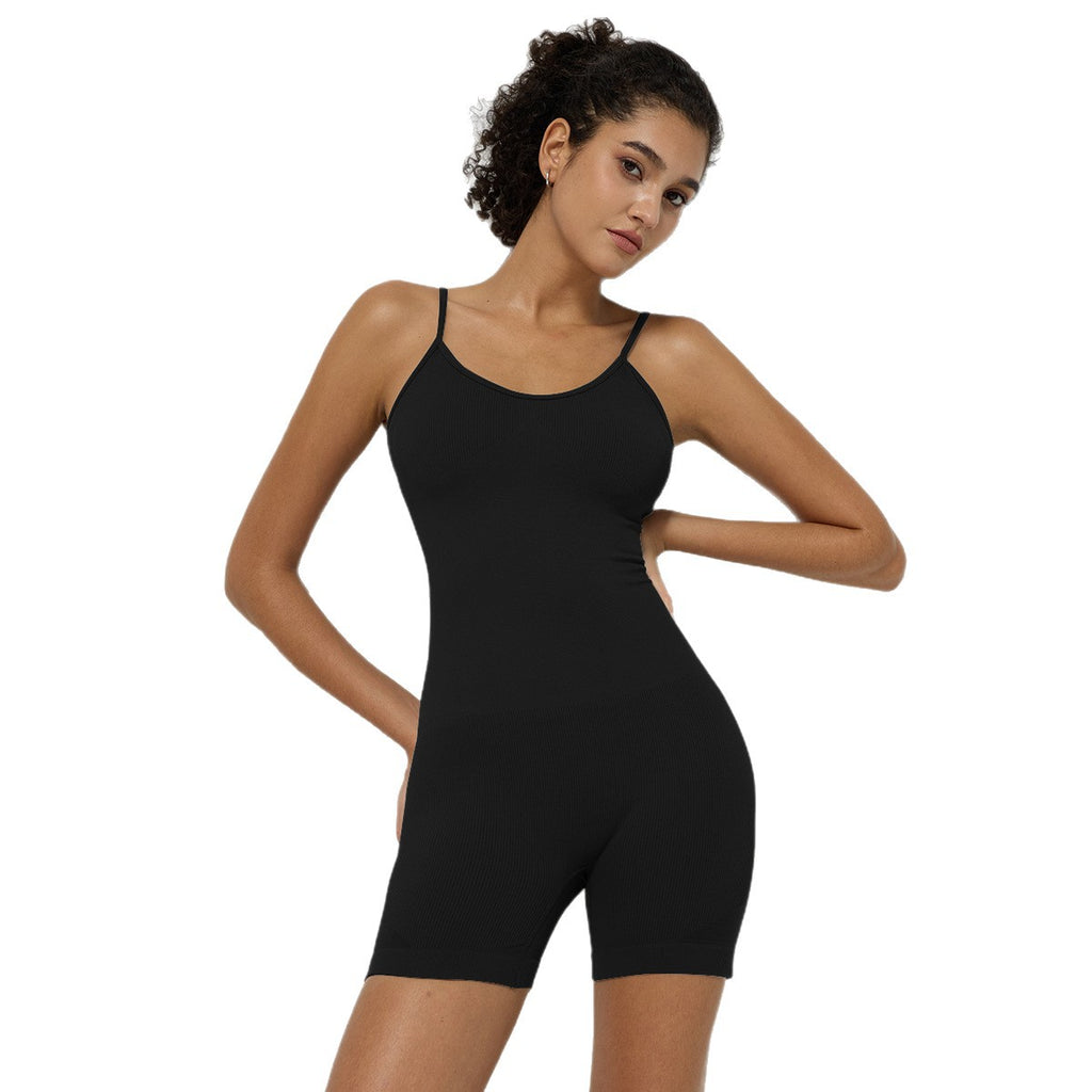 Damen trägerloser Yoga-Einteiler