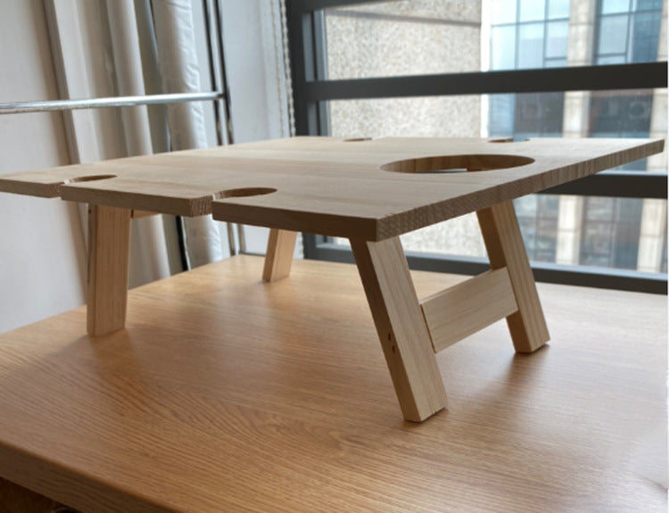 Faltbarer Picknicktisch aus Holz – Bild 2 | LuxeStyle