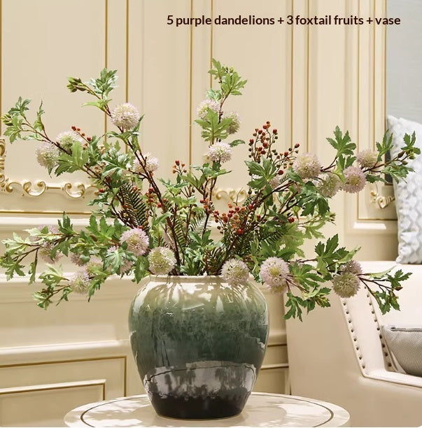 Keramikvase mit Kunstblumen und Dekoration – Bild 18 | LuxeStyle