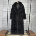 Eleganter Wollmantel mit Revers für Damen