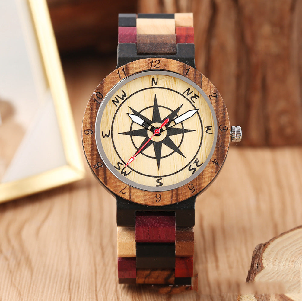 Holz-Kompass-Uhr für Paare – Bild 7 | LuxeStyle
