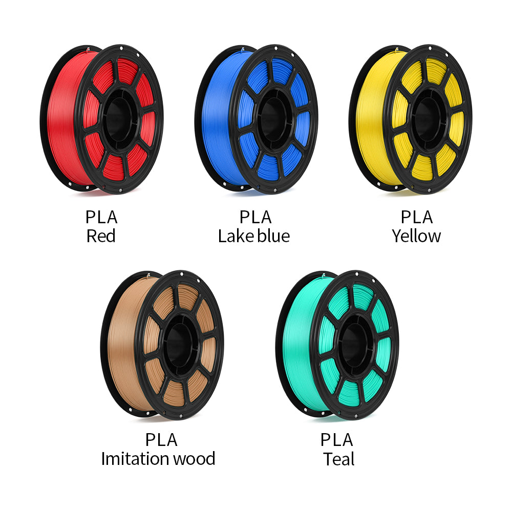 PLA 5er-Pack 3D-Drucker-Filament, 1.75mm