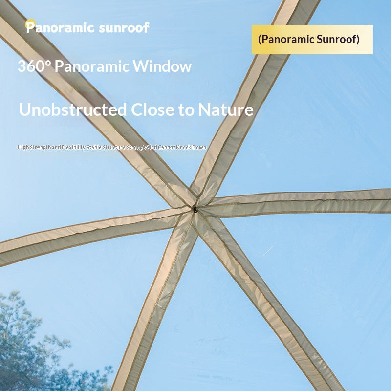 Hexagonales Outdoor-Zelt «Sternenhimmel»
