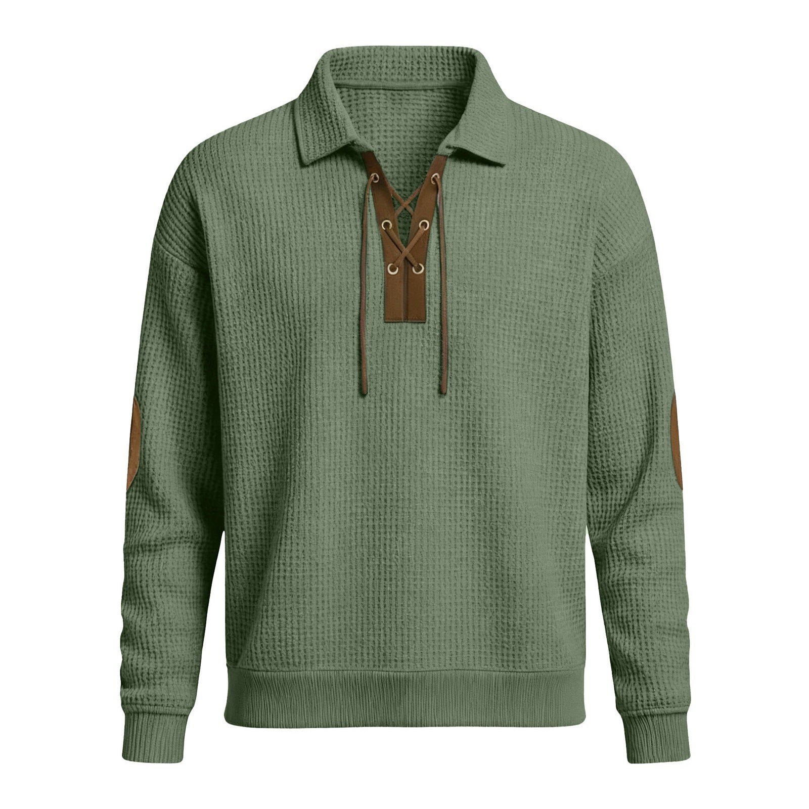 Herren Langarm-Sweatshirt, Unifarben