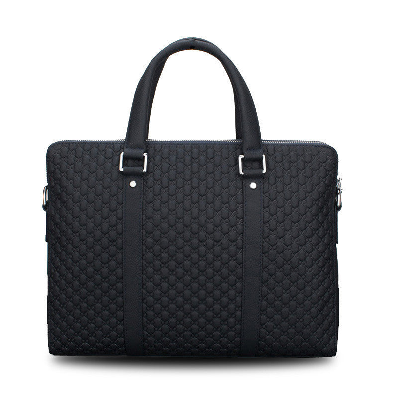 Business-Mappe aus Leder mit 8-förmigem Muster – Bild 3 | LuxeStyle