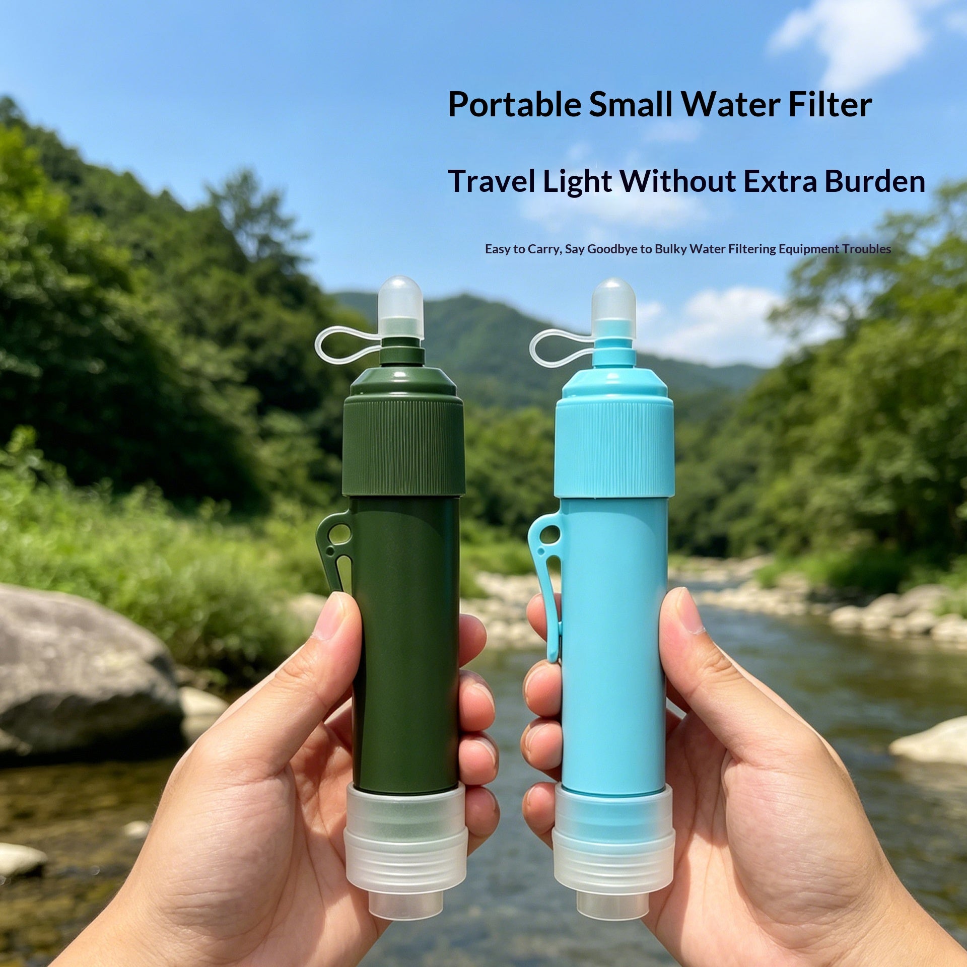 Mini-Wasserfilter für den Notfall