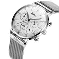 BIDEN Herrenuhr ultraflach mit Kalender | LuxeStyle
