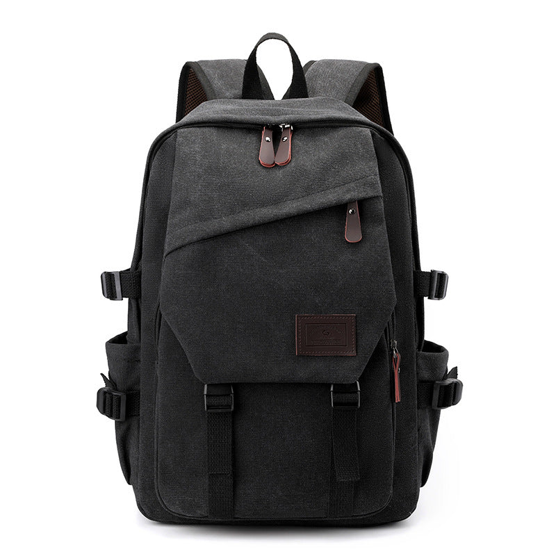 Retro Canvas Rucksack – Bild 2 | LuxeStyle