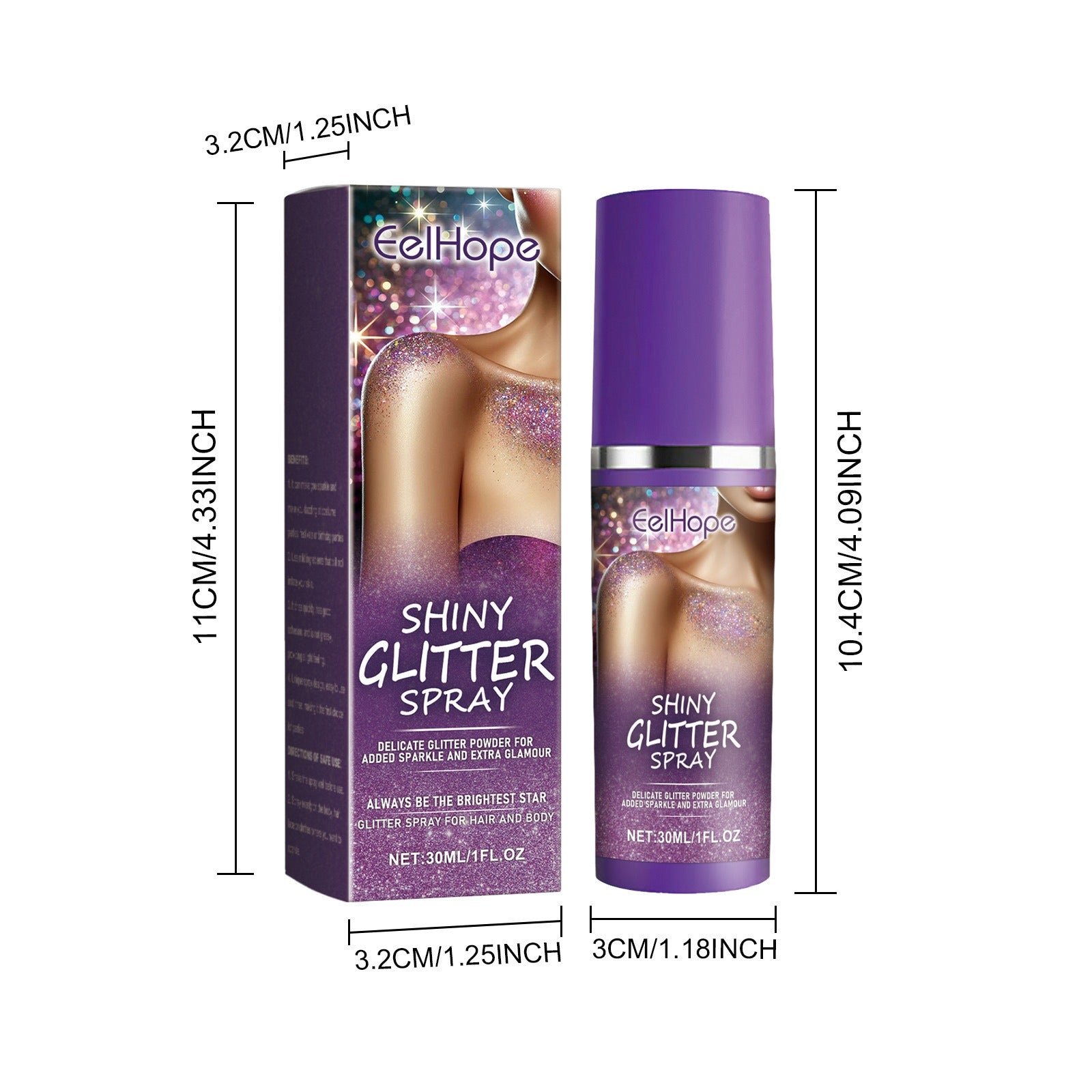 Dazzling Star Glitter Spray