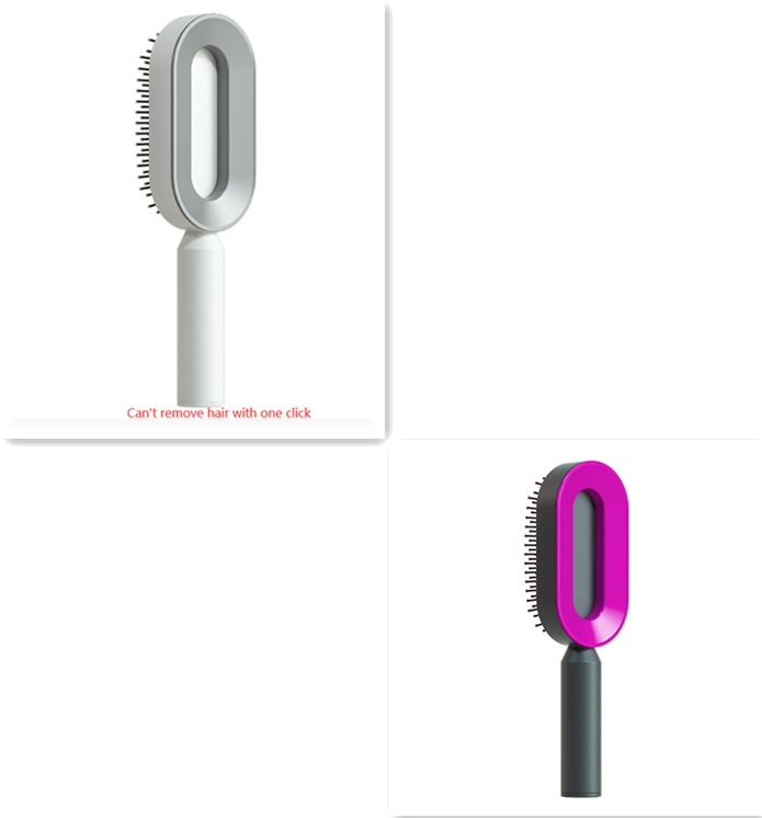 Selbstreinigende Haarbürste