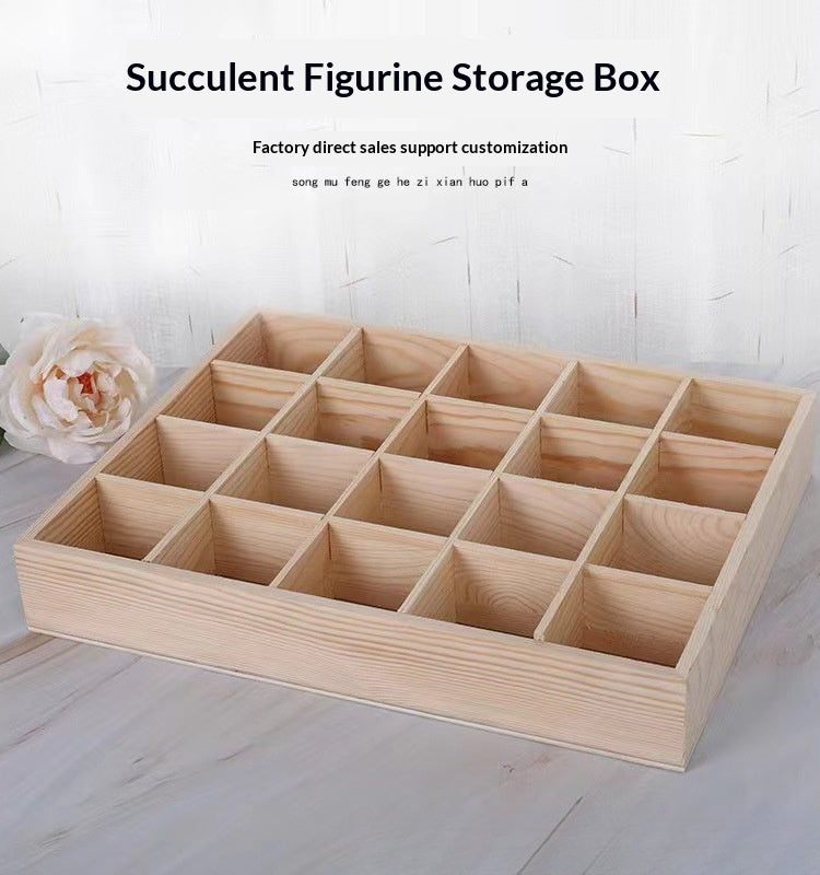 Holz-Organizer mit 20 Fächern