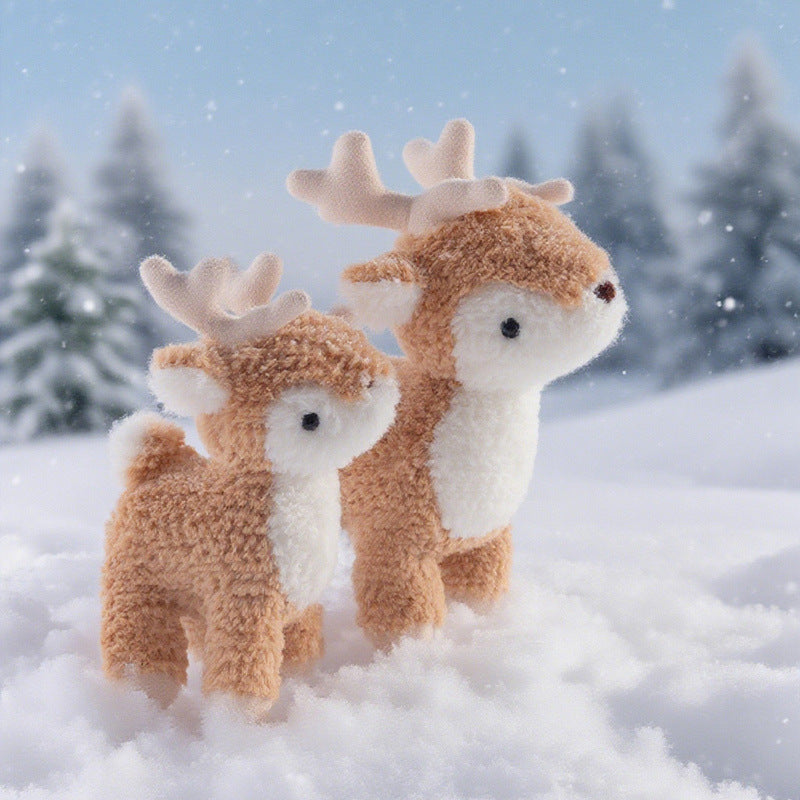Moos-Plüschspielzeug Weihnachts-Rentier – Bild 6 | LuxeStyle