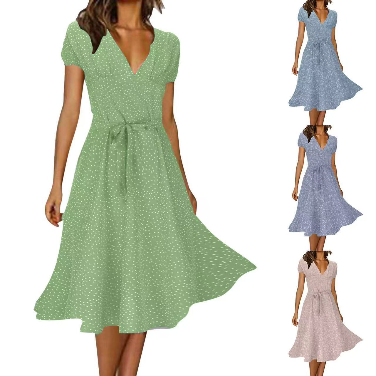 Chiffon-Kleid mit 3D-Effekt