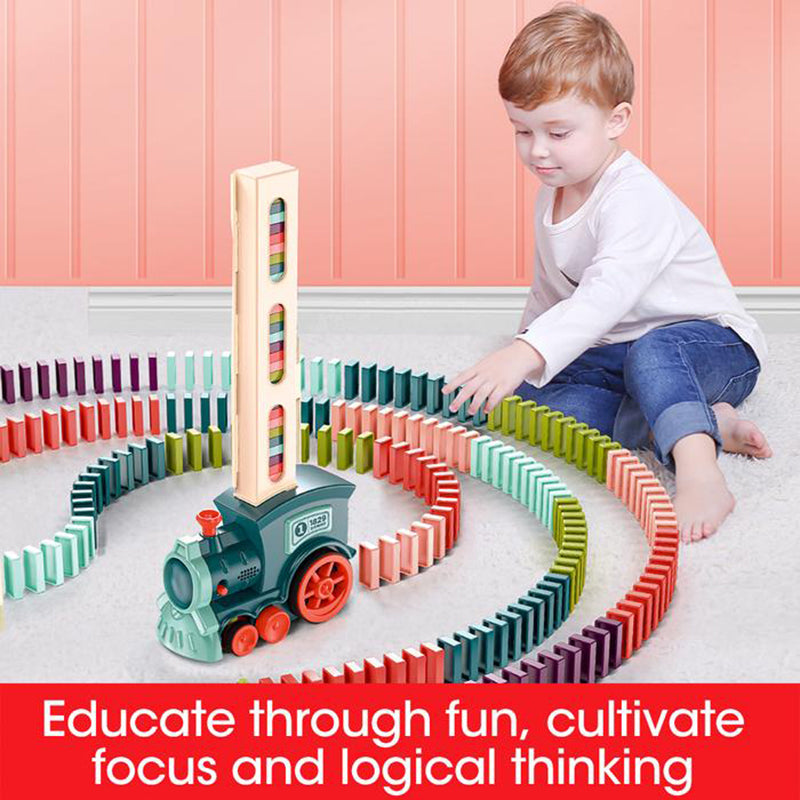 Domino-Zug-Bauspielzeug für Babys