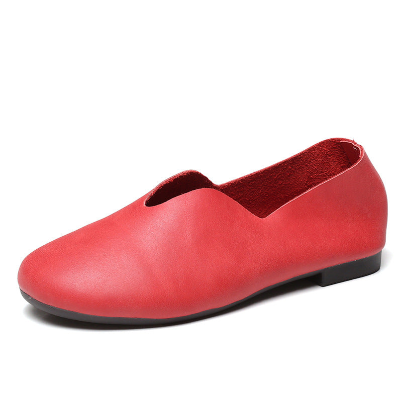 Vintage Leder Flats