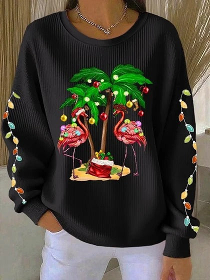 Weihnachts-Style Bequem Damenpullover