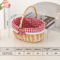 Handgeflochtener Picknickkorb aus Weide – Bild 1 | LuxeStyle