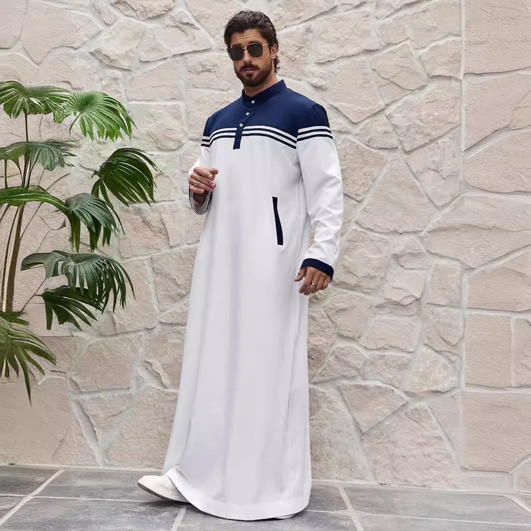 Preppy Hemd-Robe mit Farbkontrast – Bild 6 | LuxeStyle