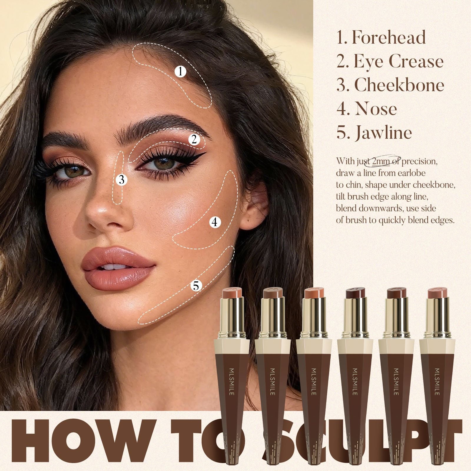Kontur-Stick Set für multidimensionales Contouring