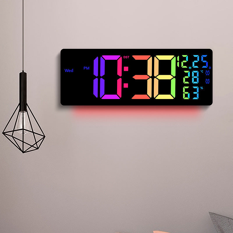 RGB-Farbwechselnde LED-Wanduhr